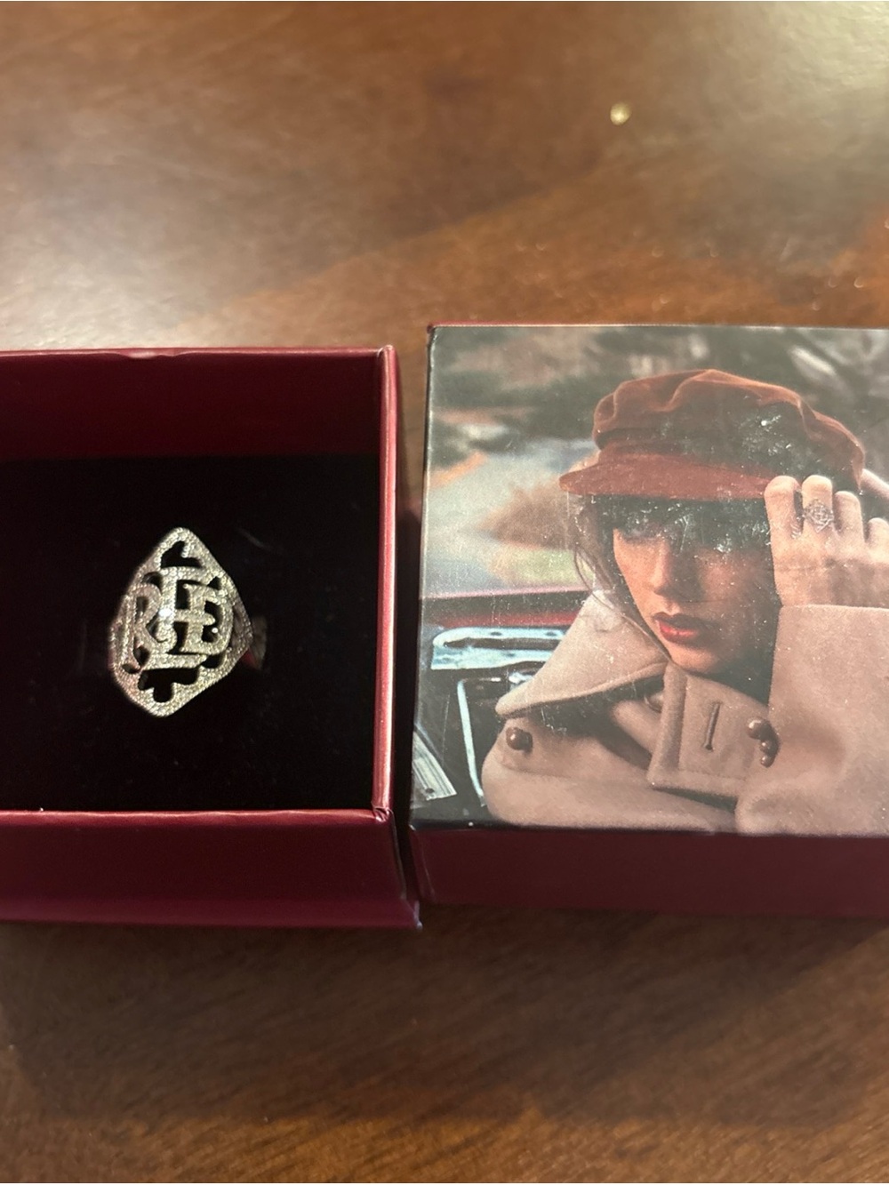 Taylor Swift Red (Taylor’s Version) silver ring